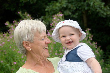 Grandmother with child