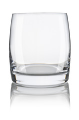 Empty glass isolated