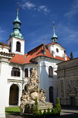 Fototapeta premium Dans le sanctuaire de Lorette à Prague