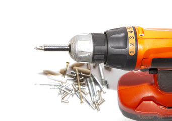 Screwdriver and furniture equipment