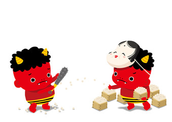 Setsubun　Child's "ONI" 1