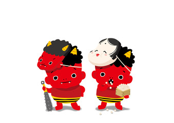 Setsubun　Child's "ONI" ２