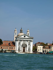 Fototapeta na wymiar Kościół I Gesuati na Zattere w Wenecji