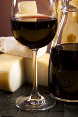 Cheese and wine