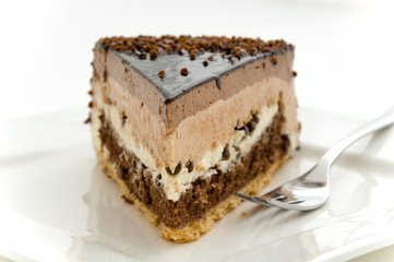 Ein Stück Schokoladentorte