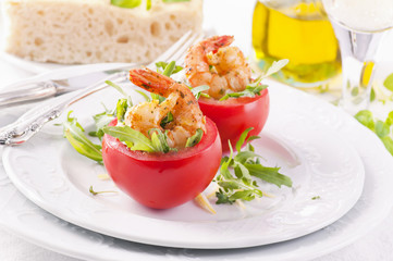 Tapas mit Garnelen
