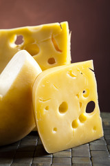 Background of fresh cheese