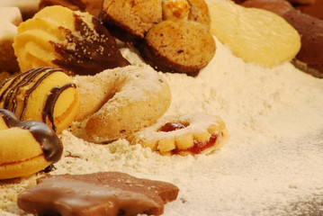 kekse auf Puderzucker