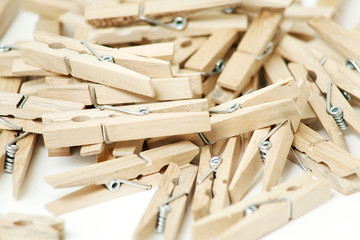 wooden clothespins