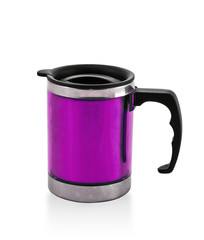 metal purple cup