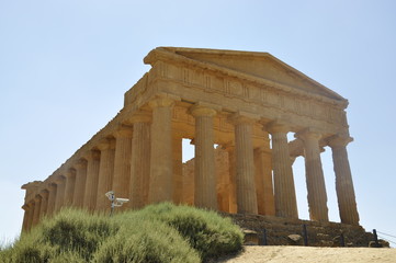 Obraz premium Valle de los templos en Sicilia, Italia