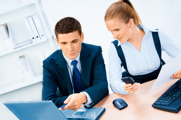 Obraz premium Businesspeople portrait