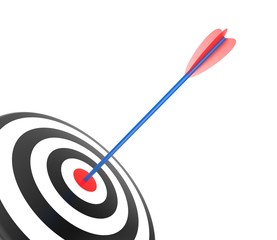 Target with arrow