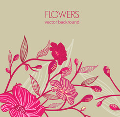 abstract floral background