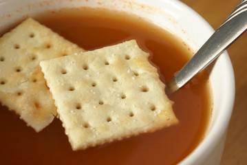 Soup and Crackers