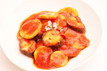 Gemüse in Tomatensauce