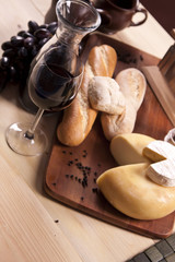 Cheese and wine composition