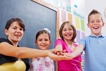 United students and teacher