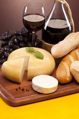 Cheese and wine composition