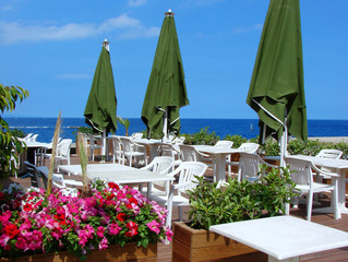 restaurant on sea quay en Barcelona