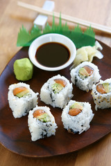 Sushi - Salmon Avocado Roll