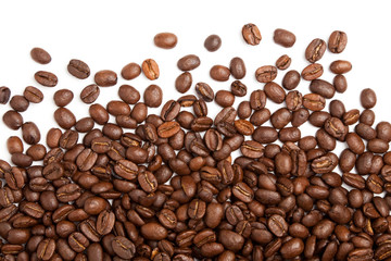 Naklejka premium Ziarno kawy