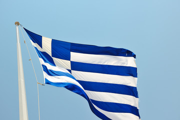 Obraz premium greece flag