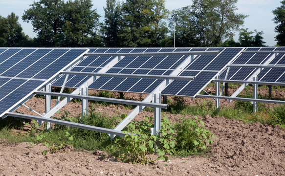 Renewable energy: solar panels