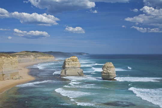 Twelve Apostles At Great Ocean Road, Melbourne, Australia