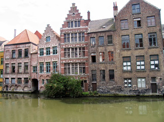 Street view of Ghent, Belgium.