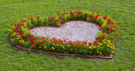 Heart of flowers