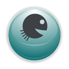 Boule, bouton, sphère, reflet, transparent, picto, logo, icône