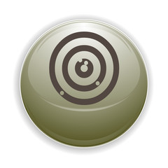 Boule, bouton, sphère, reflet, transparent, picto, logo, icône