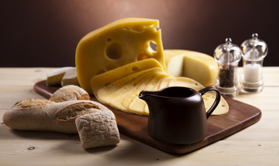 Cheese still life