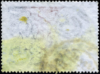 Obraz premium Background Postage stamp.