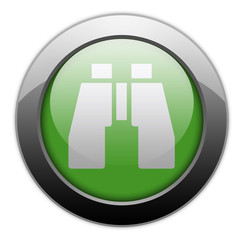 Green Metallic Orb Button 