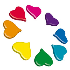 cercle chromatique coeurs 01