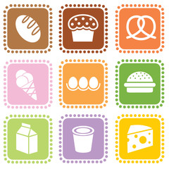 Grocery icons. part I