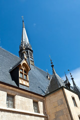 famous hospice in Beaune, France