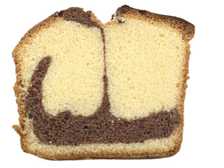 Ciasto. Izolowane białym tle.