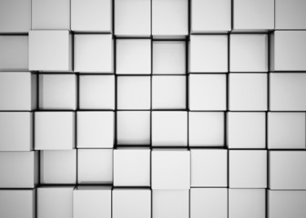 abstract background with 3d blocks