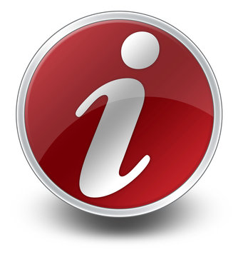 Red Glossy Icon "Information" Stock Illustration | Adobe Stock
