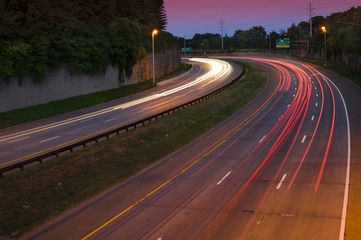 Highway at Dusk
