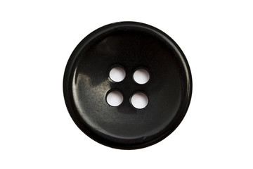 Black cloth button