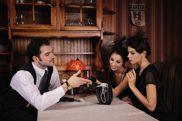 Gangsters who share the loot.