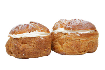 Two profiteroles