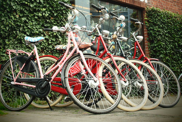 Fototapeta na wymiar Parking dla rowerów