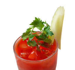 . tomato  cocktail  closeup