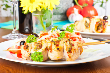 Chicken kebabs
