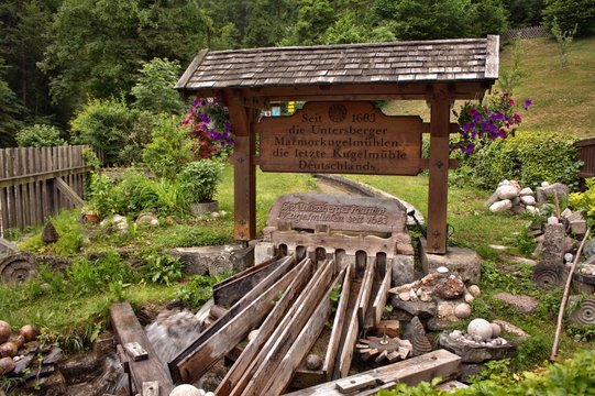 Kugelm&uuml;hle an der Almbachklamm